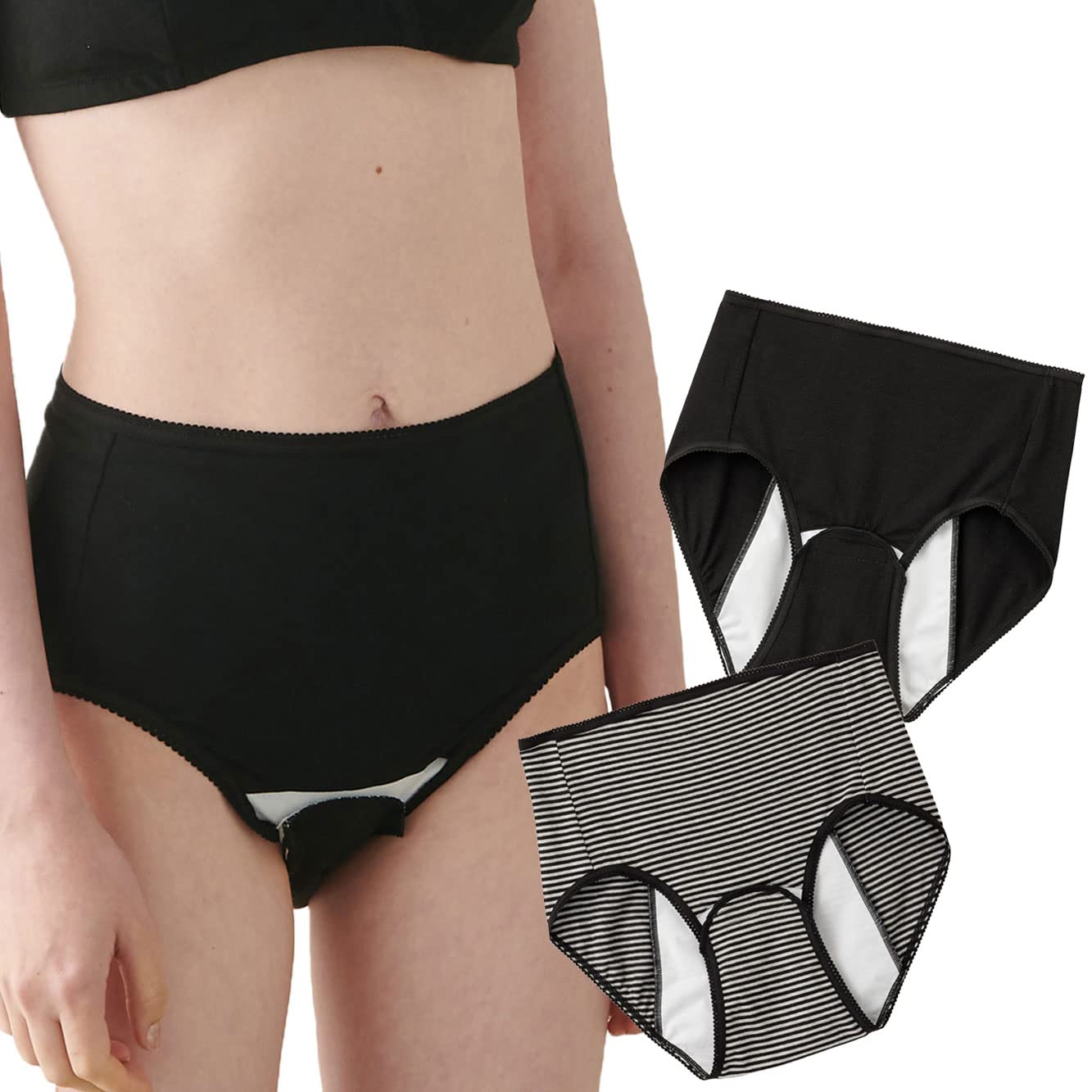 Комплект для госпитализации родов и родов послеродовой госпитализации Border 24730203 [ANGELIEBE] Нижнее белье, Подготовка, Подготовка, 2, Шорты,